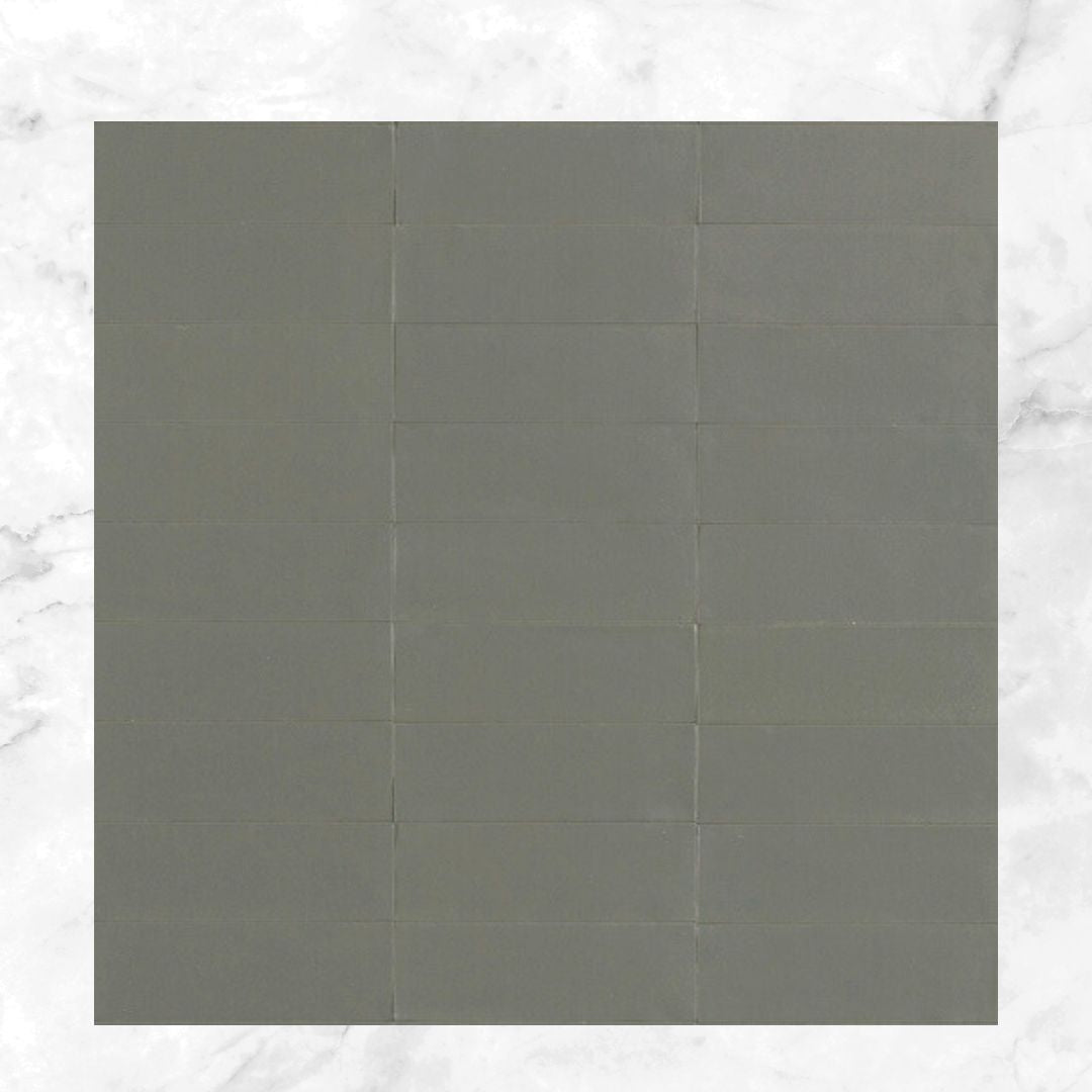 Confetto Series Porcelain Subway Tiles in Avio, Matt finish