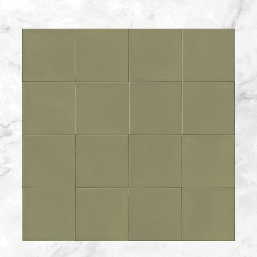 Confetto Series Porcelain Subway Tiles in Salvia, Matt finish
