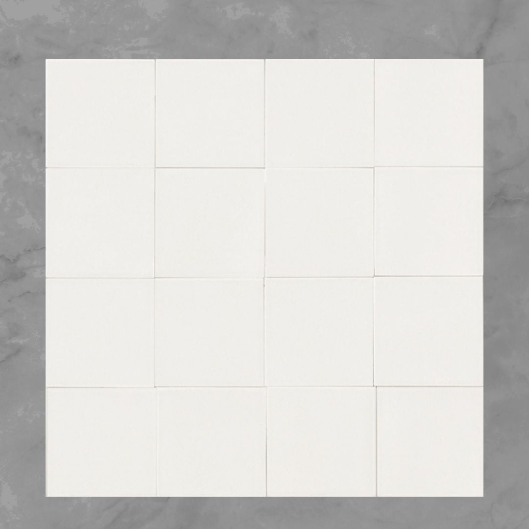 Confetto Series Porcelain Subway Tiles in Bianco, Matt finish