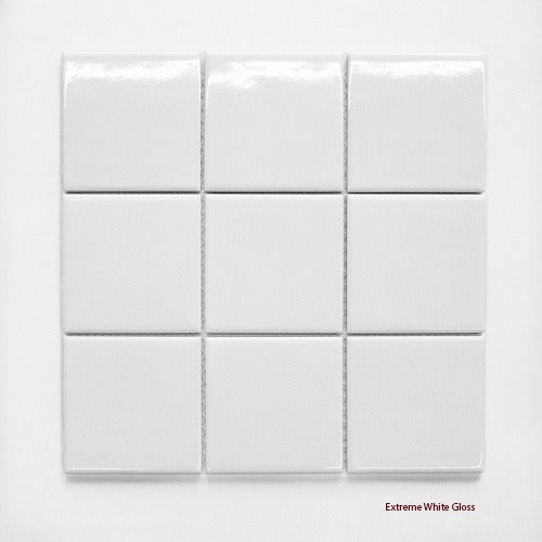 Glazed Solid Square Mosaics