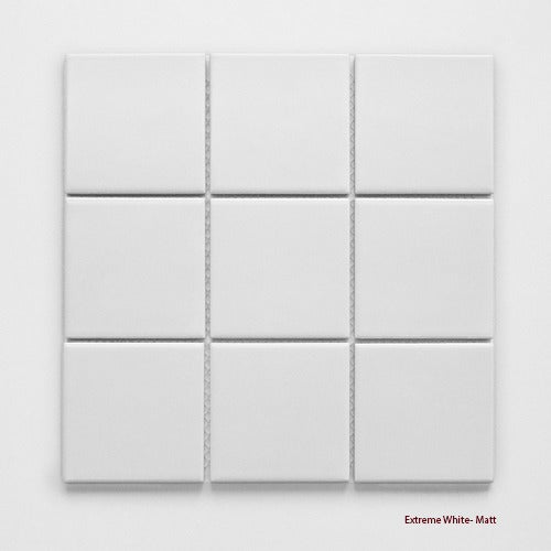 Glazed Solid Square Mosaics