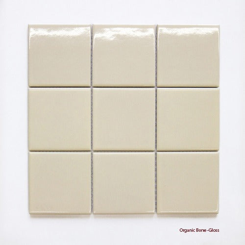 Glazed Solid Square Mosaics