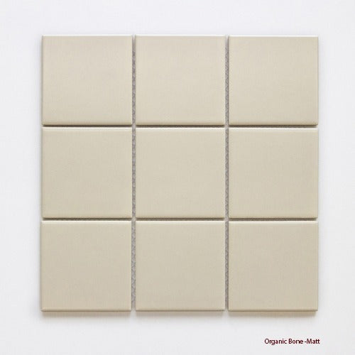 Glazed Solid Square Mosaics