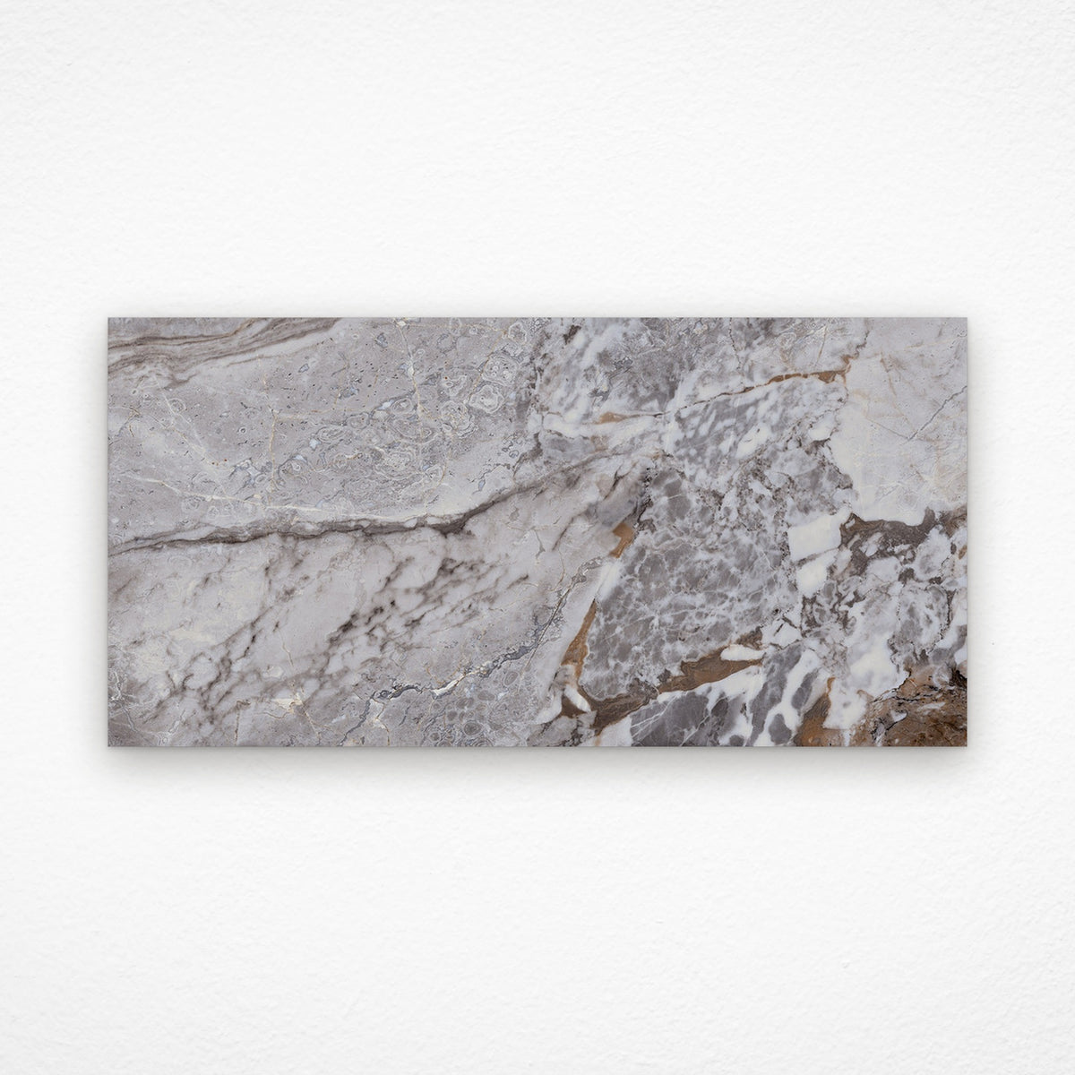 Unico Grey Marble Look Italian Porcelain Floor & Wall Tile