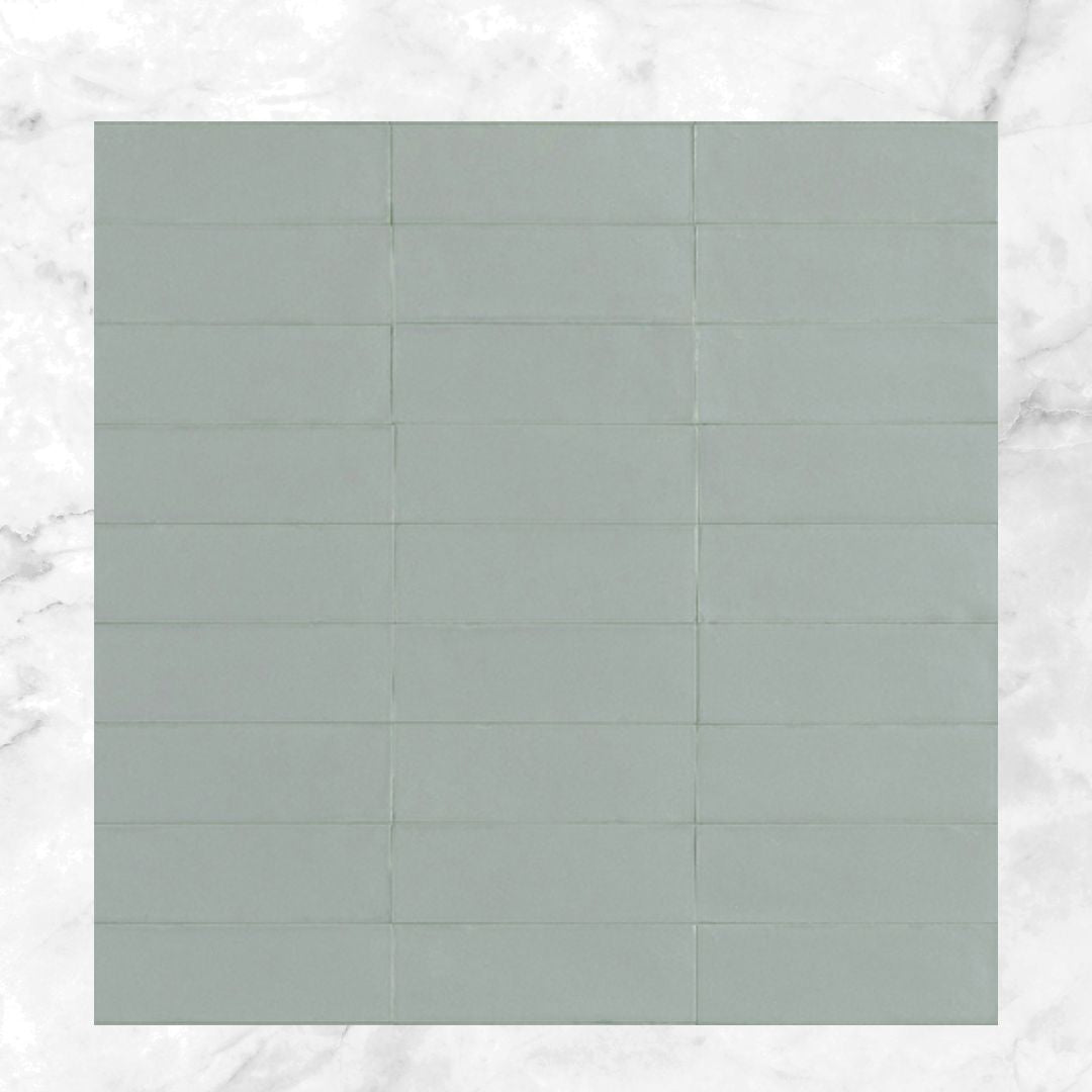 Confetto Series Porcelain Subway Tiles in Azzurro, Matt finish
