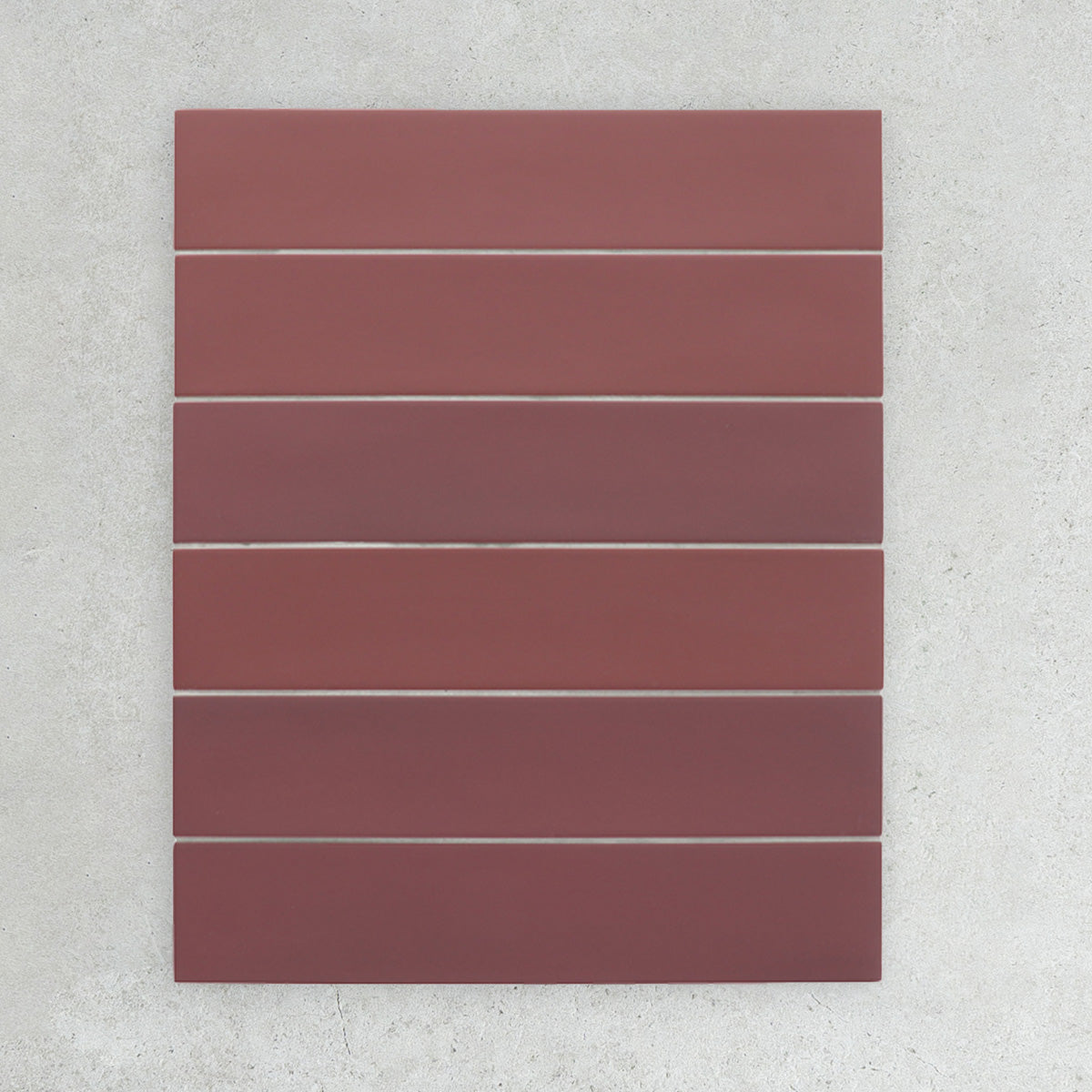 Wadi Series Porcelain Tiles in Garnet, Matt finish