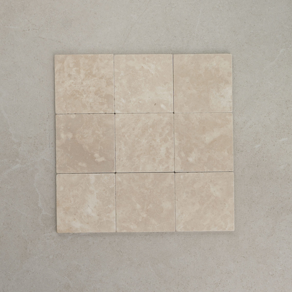 Botticino Square Marble Tile & Mosaic | Tumbled Natural Stone