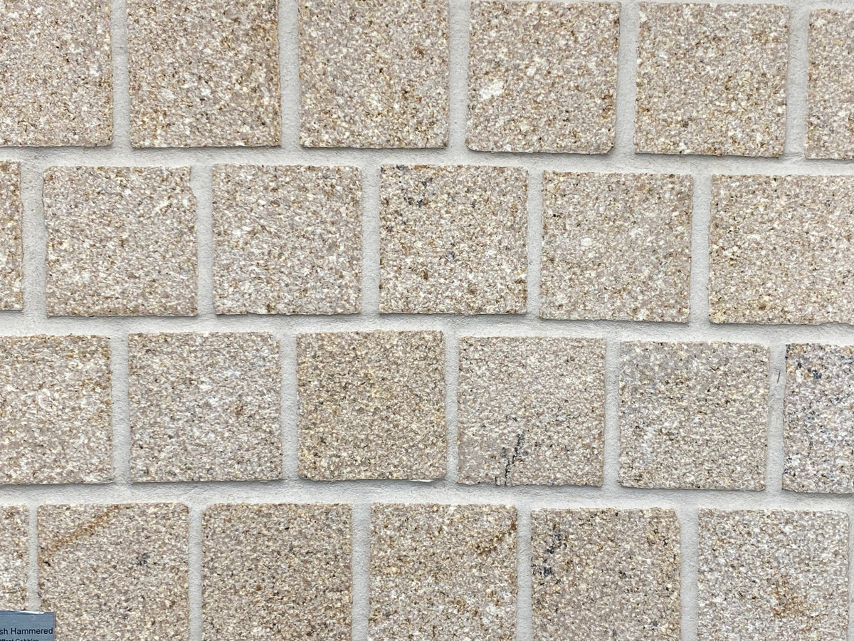 G682 Bush Hammered Split Edge Granite Offset Cobbles