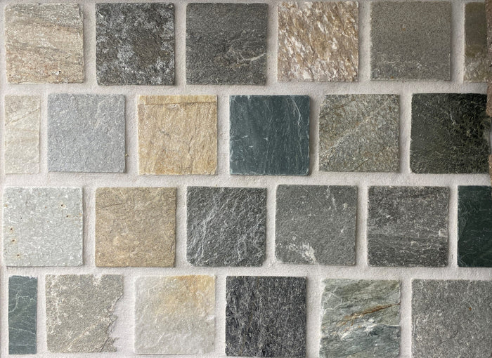 Gold Quartz Offset Cobbles Sheeted