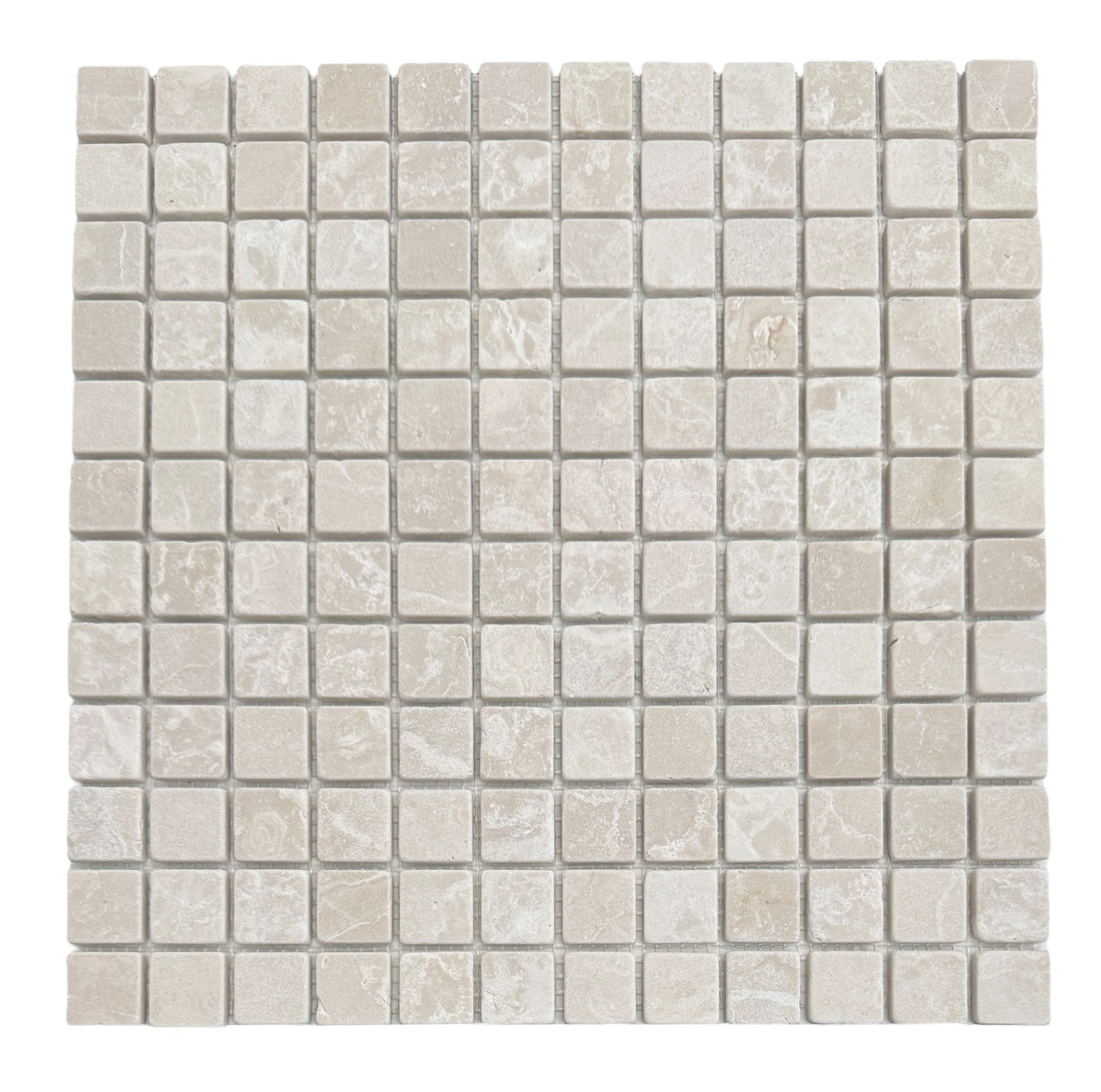 Botticino Square Marble Tile & Mosaic | Tumbled Natural Stone