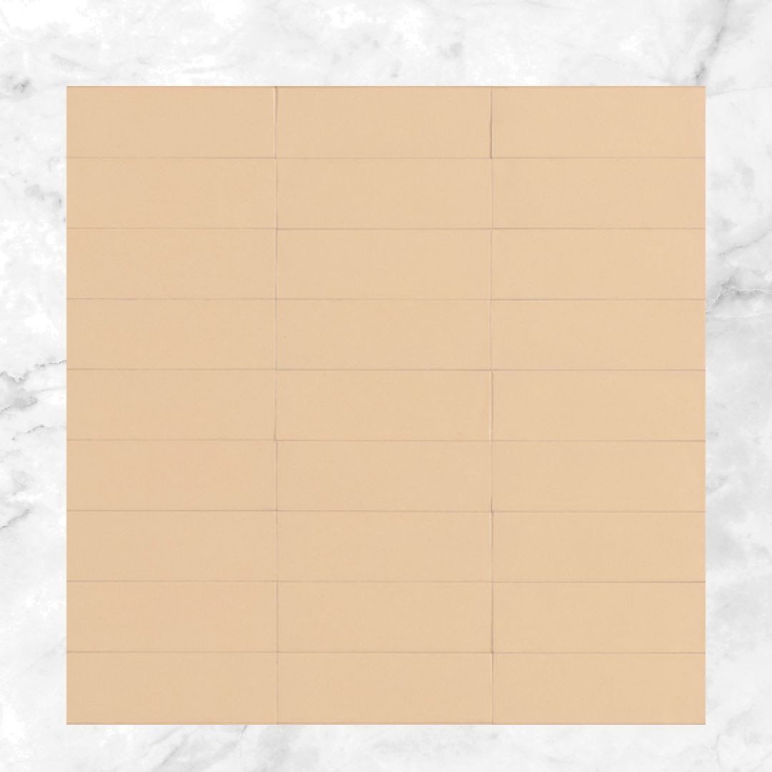 Confetto Series Porcelain Subway Tiles in Rosa, Matt finish