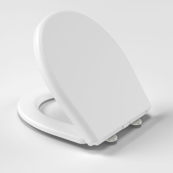 Riviere Soft Close Toilet Seat in Matte White | Caroma #Colour_Matte White