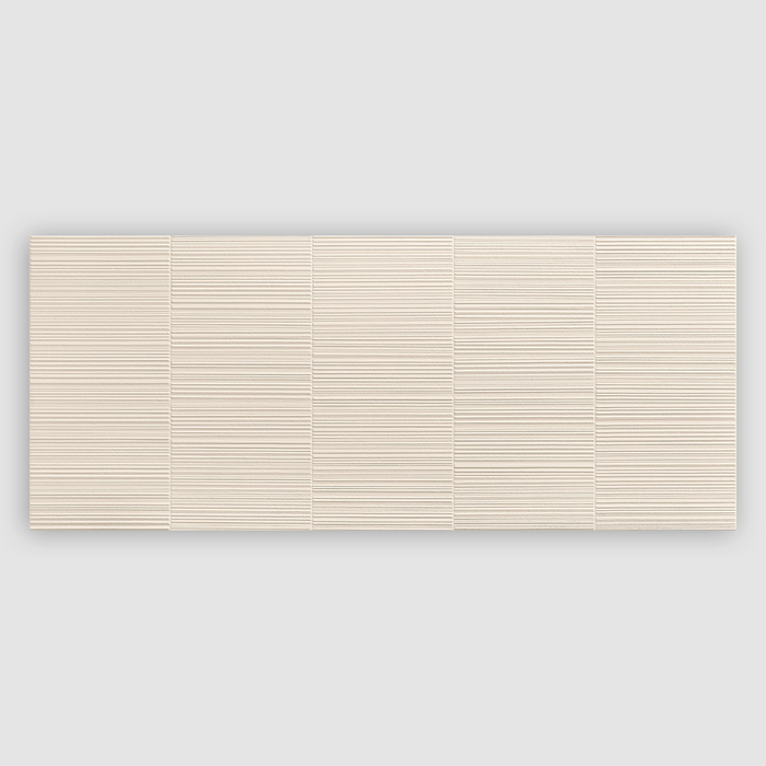 3D Plaster Series Italian Tile in Barcode, Matt finish