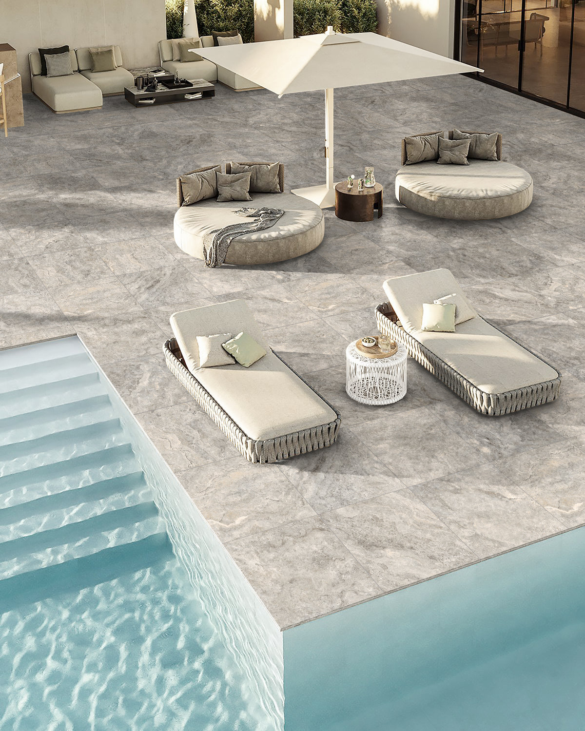 Travertino Travertine Look Porcelain Floor & Wall Tile