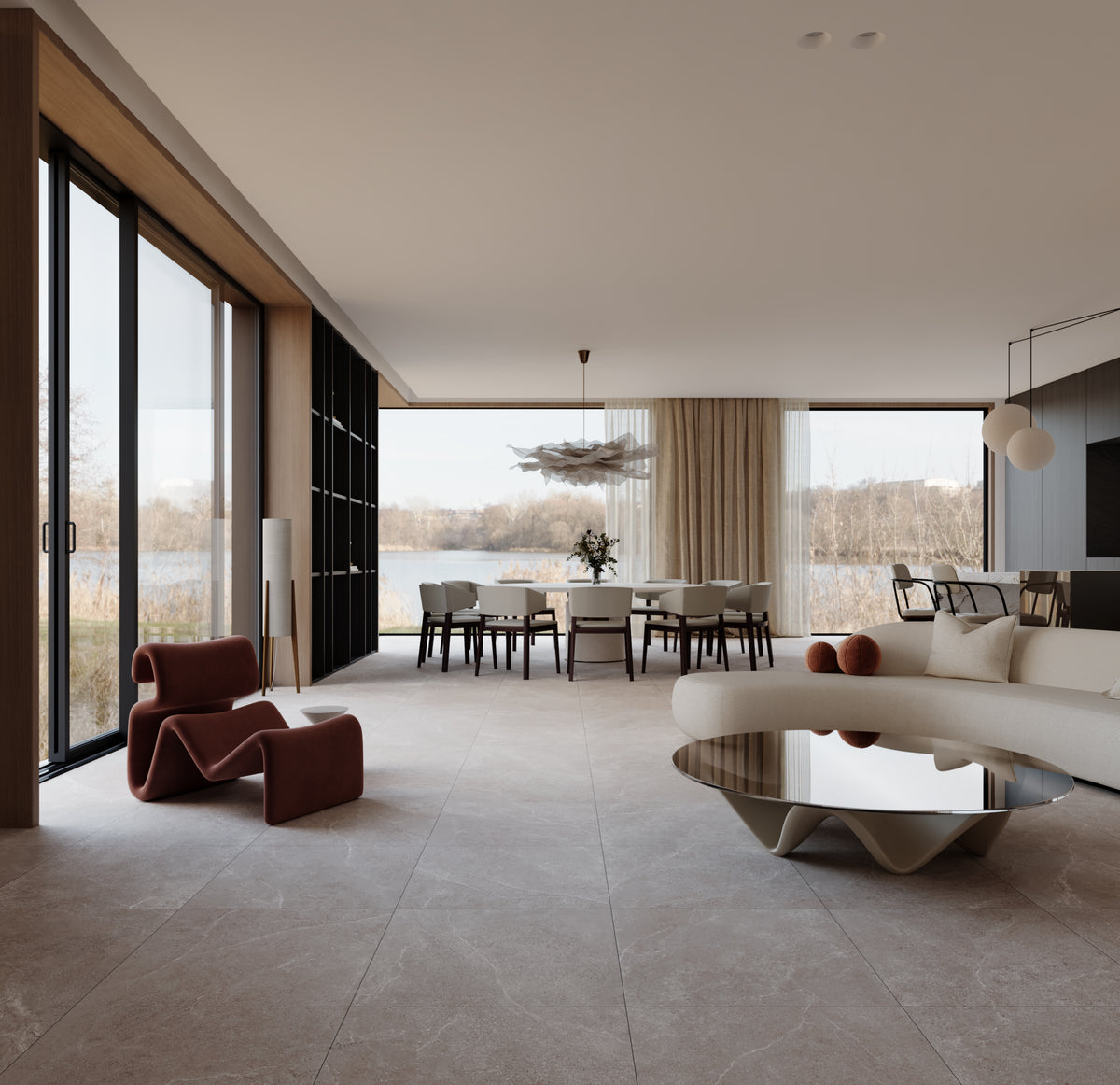 Turin Stone Look Porcelain Floor & Wall Tile
