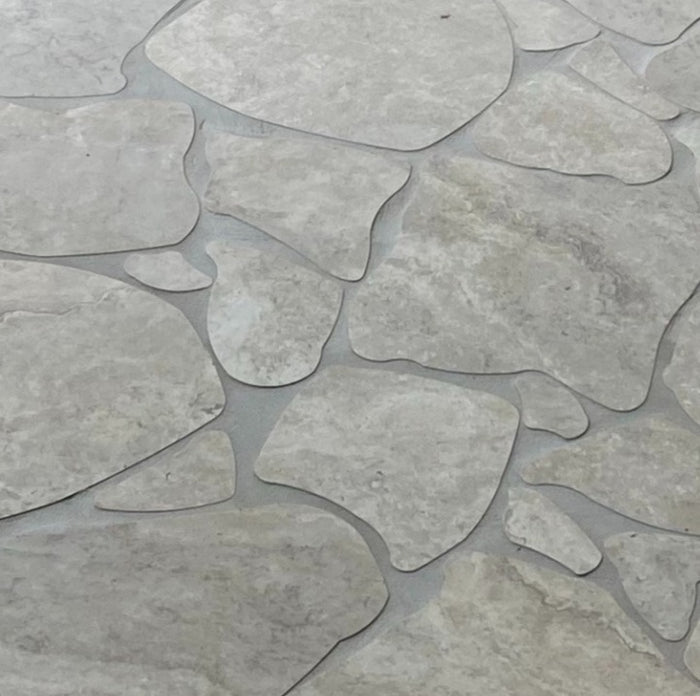 Travertino Travertine Look Porcelain Crazy Pave