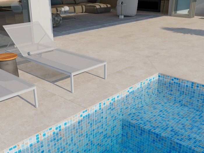 Bari Travertine Look Porcelain 20mm Paver