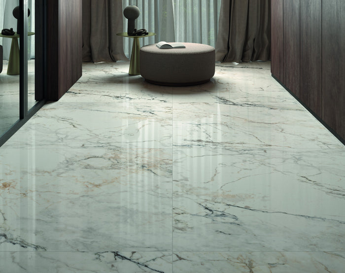 Paonazzetto Marble Look Italian Porcelain Floor & Wall Tile