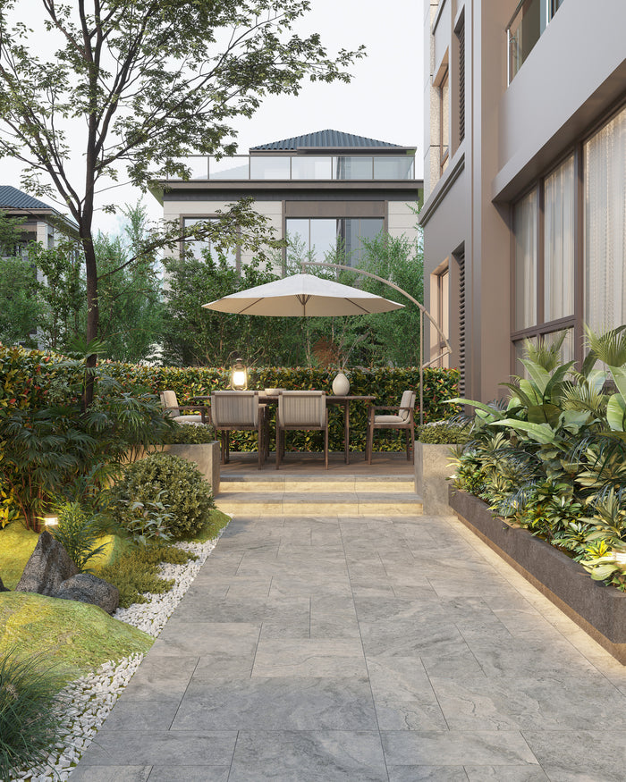Travertino Travertine Look Porcelain French Pattern