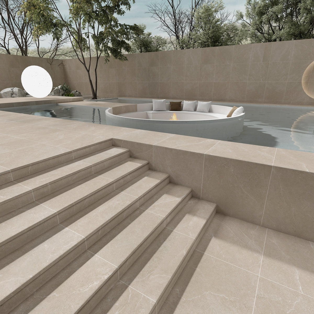 Turin Stone Look Porcelain Floor & Wall Tile