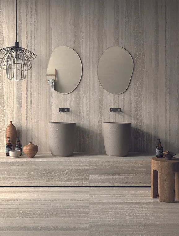Cocoon Series  600 x 1200 mm Italian Porcelain Tile in Hazelnut & Beige, Honed finish