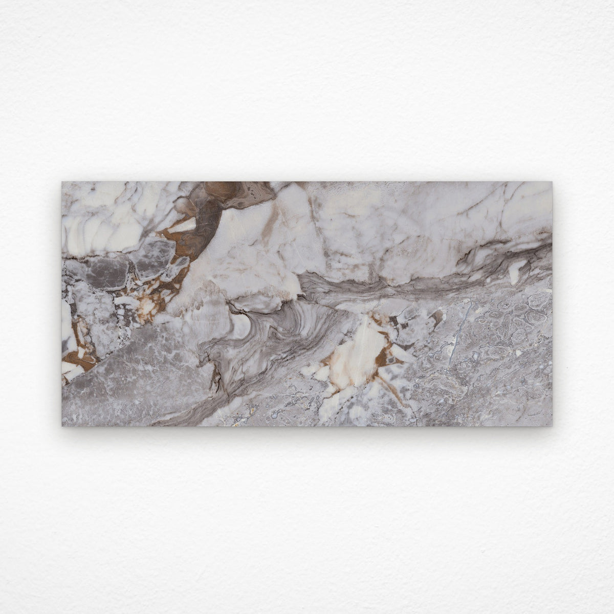 Unico Grey Marble Look Italian Porcelain Floor & Wall Tile
