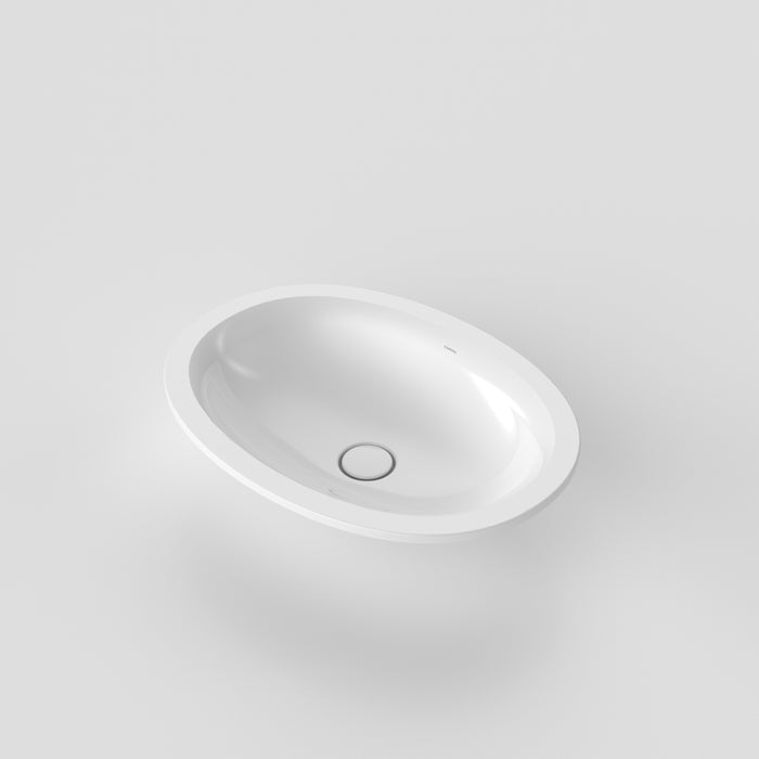 Riviere Under Counter Basin in White | Caroma #Colour_White
