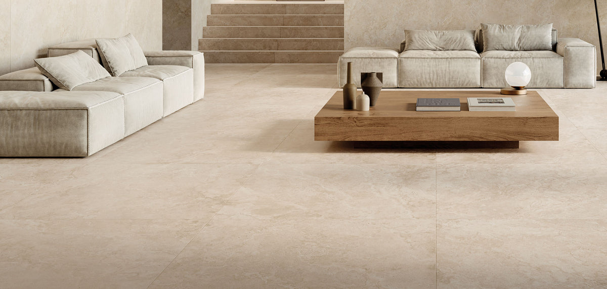 TravKave Travertine Look Porcelain Floor & Wall Tile