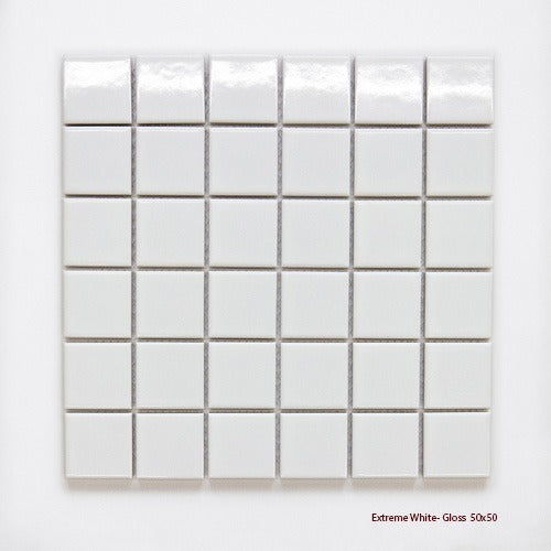 Glazed Solid Square Mosaics