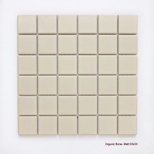 Glazed Solid Square Mosaics