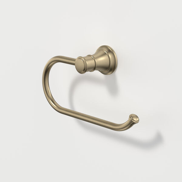 Brushed Brass - Riviere Toilet Roll Holder