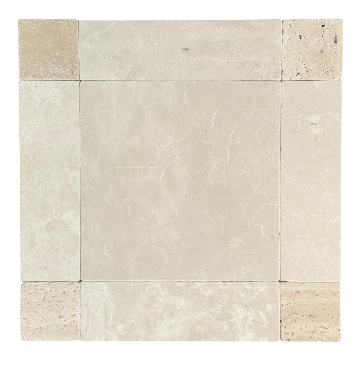 Travertine Square Tile & Mosaic | Tumbled Natural Stone