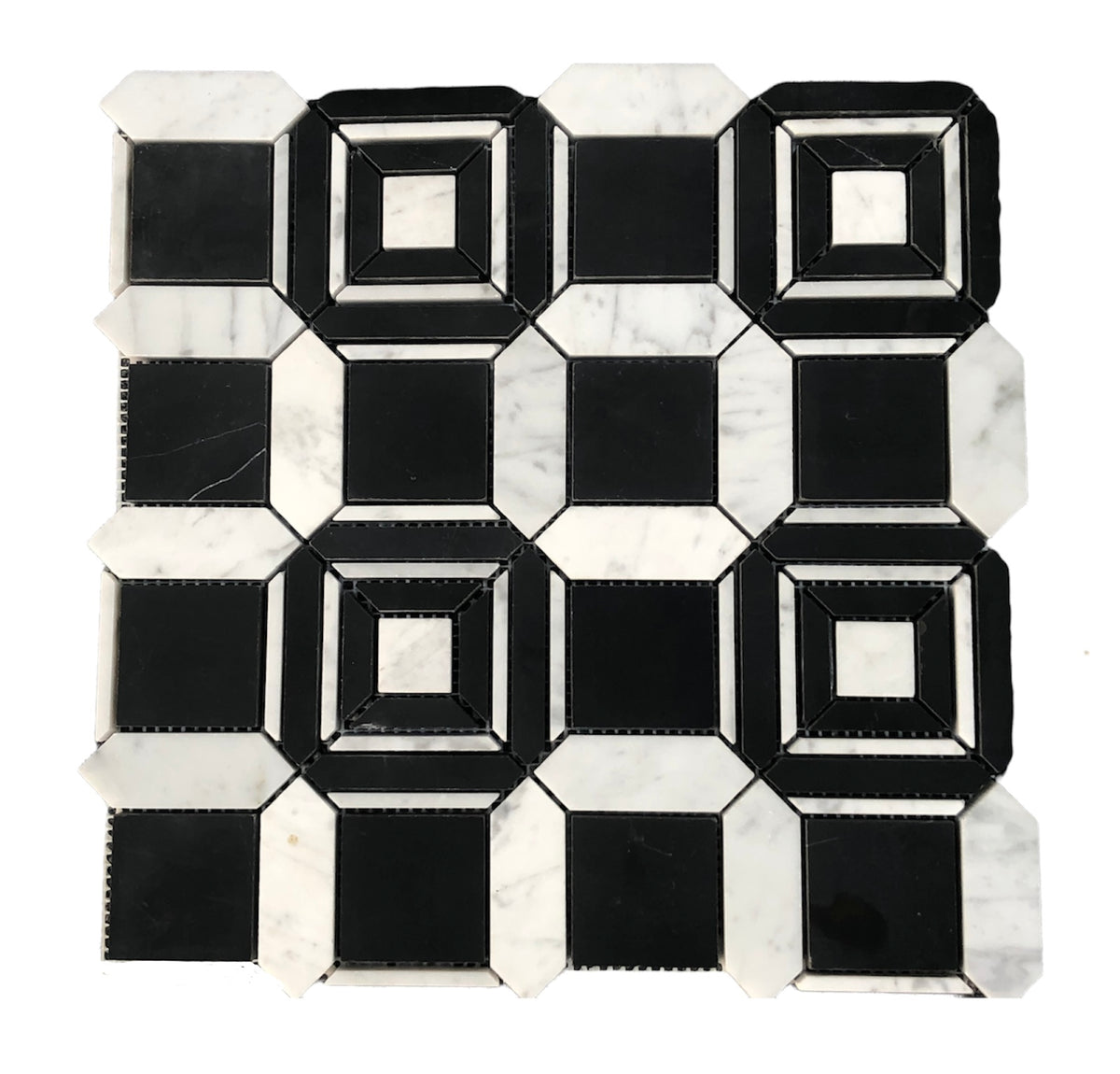 Carrara Palace Marble Mosaic | Honed Natural Stone