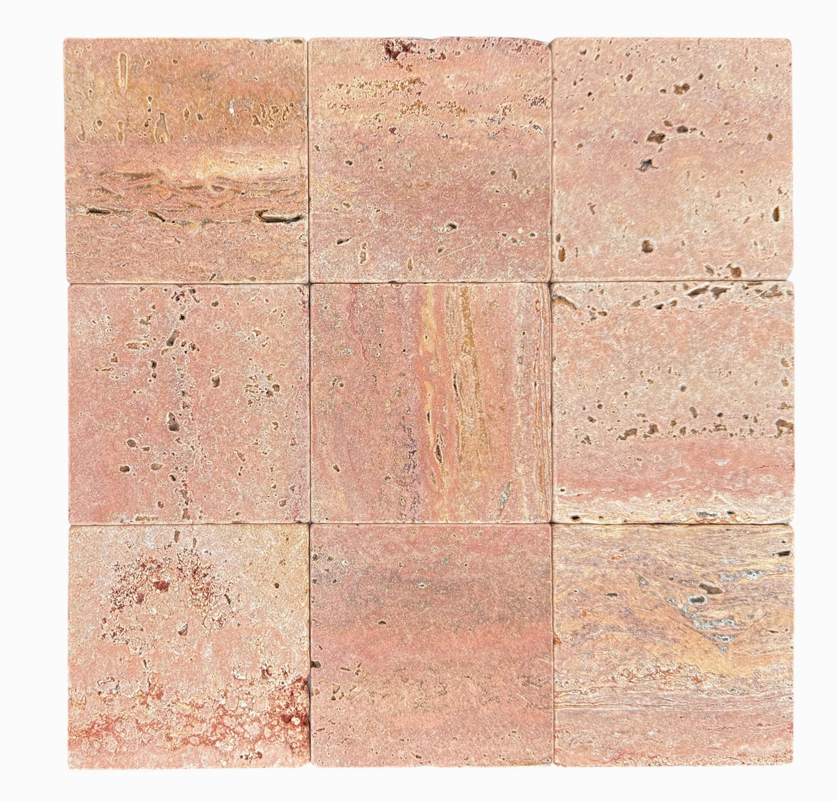 Travertine Square Tile & Mosaic | Tumbled Natural Stone
