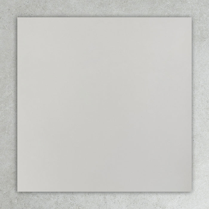 Rainbow Series Porcelain Floor and Wall Tile in White, Matt finish