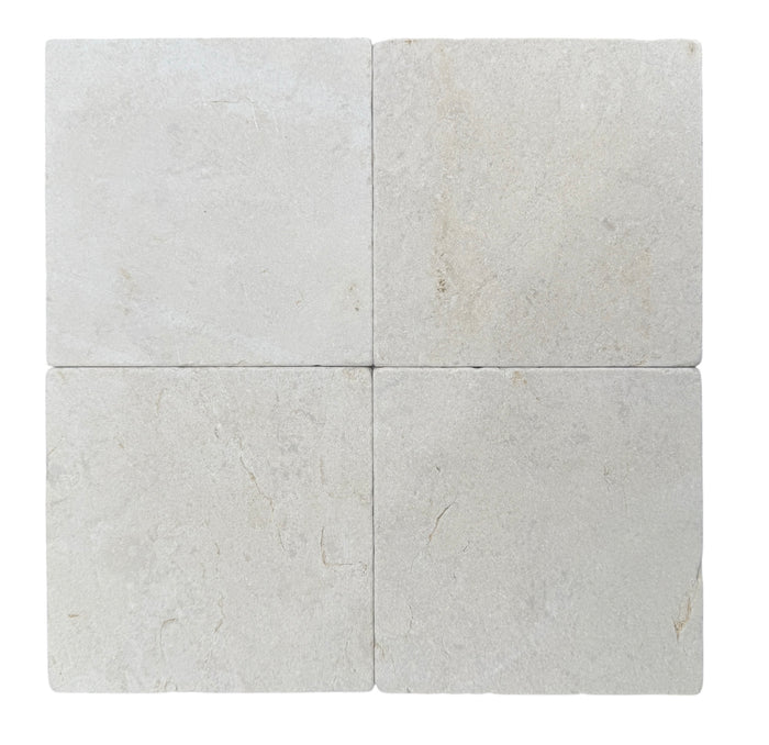 Vratsa Beige Square Limestone Tile | Tumbled Natural Stone