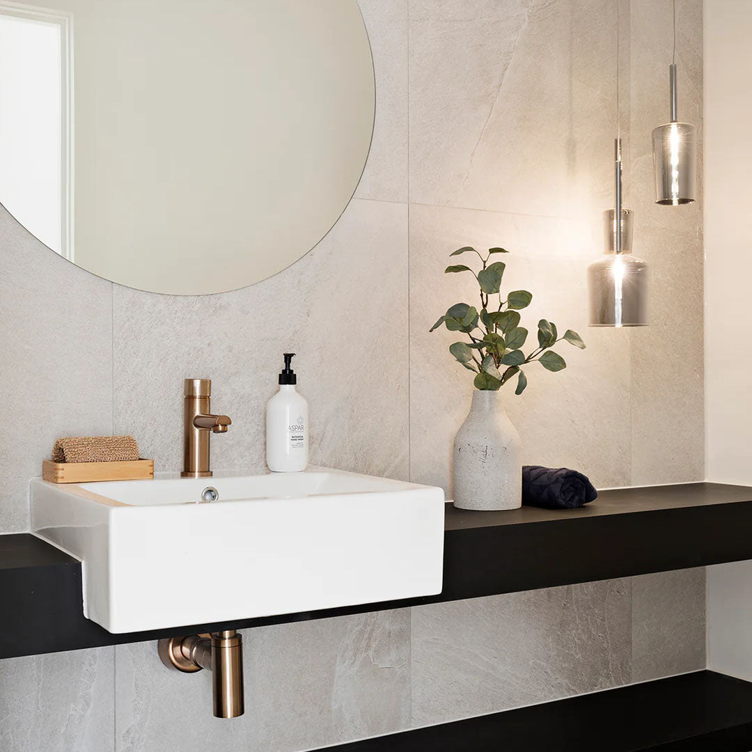 Round Pinless Basin Mixer | Meir