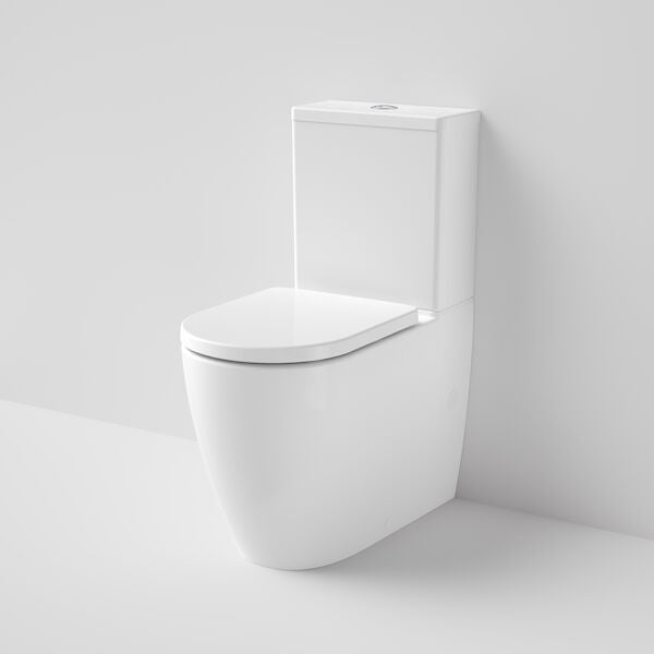 Urbane II Cleanflush Wall Faced Close Coupled Toilet Suite - Bottom Inlet in White | Caroma #Colour_White