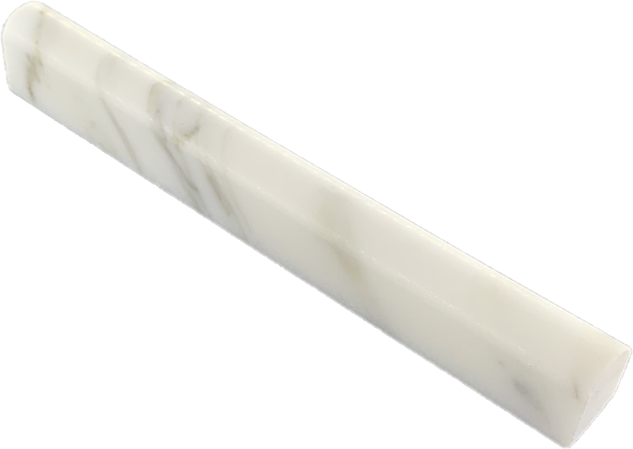 Carrara & Calacatta Marble Trims | Pencil Capping, Bullnose & Skirting