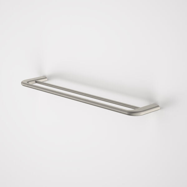 Brushed Nickel - Contura II 620mm Double Towel Rail