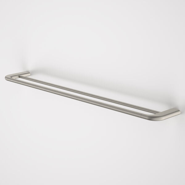 Brushed Nickel - Contura II 820mm Double Towel Rail