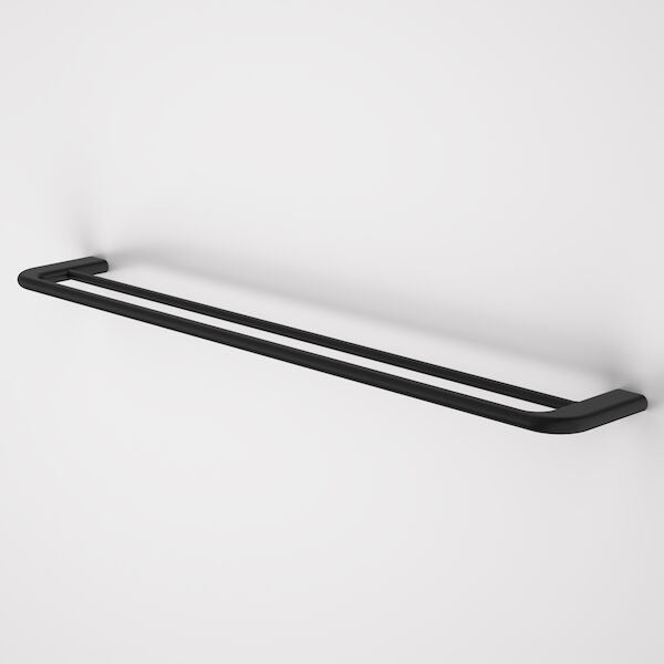 Matte Black - Contura II 820mm Double Towel Rail
