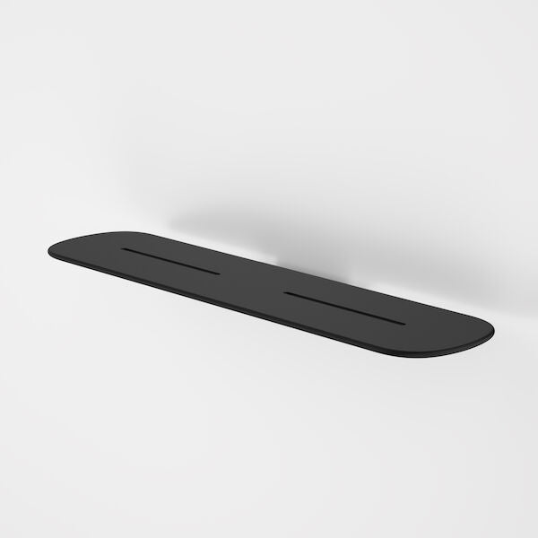 Contura II Bathroom Shelf in Matte Black | Caroma #Colour_Matte Black