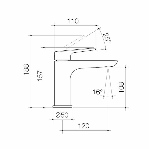 Contura II Basin Mixer | Caroma