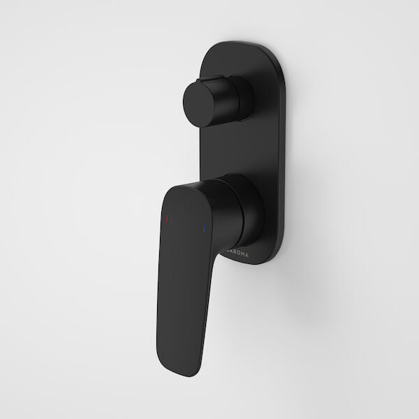 Contura II Bath/Shower Mixer with Diverter in Matte Black | Caroma #Colour_Matte Black