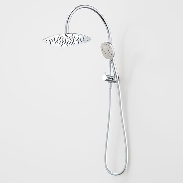 Contura II Compact Twin Shower in Chrome | Caroma #Colour_Chrome