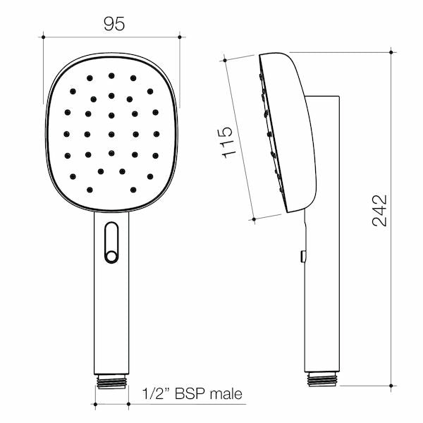Contura II Handset | Caroma
