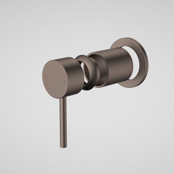 Liano II Bath/Shower Trim Kit - Round in Brushed Bronze | Caroma #Colour_Brushed Bronze