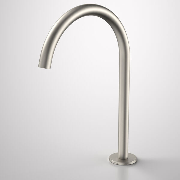 Liano II Hob Swivel Outlet 200mm in Brushed Nickel | Caroma #Colour_Brushed Nickel
