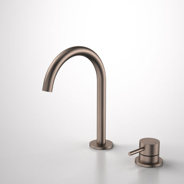 Liano II Hob Basin Mixer Set 160mm in Brushed Bronze | Caroma #Colour_Brushed Bronze